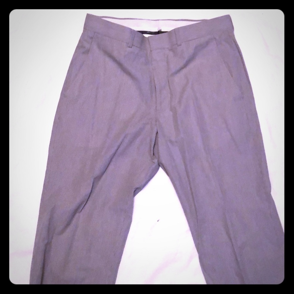 Seersucker style suit pant 32x32